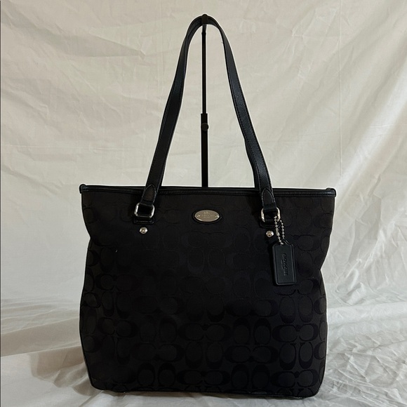 Coach F36375 Signature Tote Bag Canvas Women's COACH - Picture 1 of 12